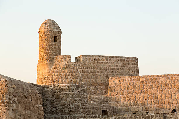 Old Bahrain Fort at Seef in late afternoon